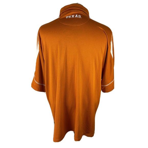Nike XXL Authentic Texas Longhorns Team Coaches Polo Shirt Hook Em Dri Fit -Mens - Picture 6 of 14